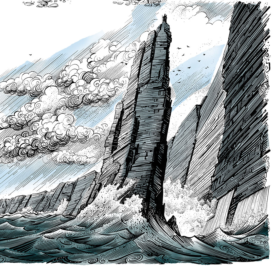 Lovers leap at loop Head.